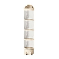 Steadline Tall Transparent Toy Organizer - Vertical Plush Storage Bin With Secure Closure For Stuffed Animals And Teen Room Decor With Clear Design And Space Efficient Shape For Easy Access