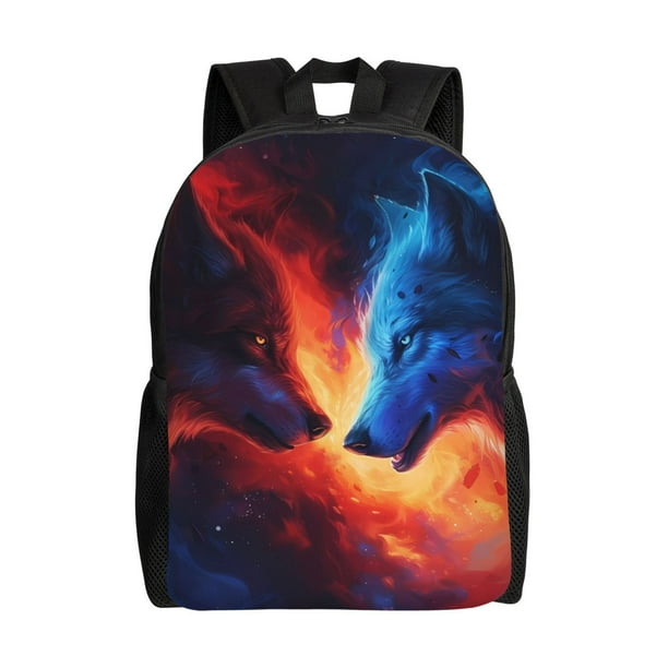 Fotbe Wolf Mochila de Viaje para Laptop, Mochila Ejecutiva Delgada y Resistente 15.6"