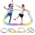thumbnail image 1 of Gymax Balance Beams for Kids w/ Non-slip Textured Surface Bottom Pad Multicolor, 1 of 10