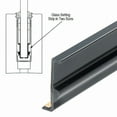 thumbnail image 2 of CRL TLXAM0N0-XCP10 Black TAPER-LOC XA Glass Setting Strip for Monolithic Glass - pack of 10, 2 of 3