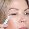 thumbnail image 2 of Contours Rx Precision Tweezers - Stainless Steel Needle Nose Tweezers for Eyebrows, Facial Hair & Lash Extensions - Precise Placement of Lids by Design Correcting Strips (3 inch), 2 of 6