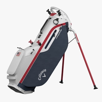 Callaway Fairway C Golf Club Stand Bag, Compact 4-way Top, White