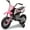 Pink, variant on 12V Electric Dirt Bike, Battery-Powered Motorcycle with 25W×2 Motors, Twist Grip Throttle, Training Wheels, Spring Suspension, Ride-On Vehicle, Green