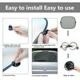 thumbnail image 3 of Car Sun Shade Cover Suction Cup Universal Set Rear Block 100*50cm,Side Blocks 44*36cm, 3 of 6