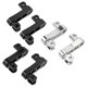 thumbnail image 5 of Motorcycle Adjustable Passenger Footpegs Highway Pegs Male Mount Foot Support Extensions Bracket B, 5 of 5