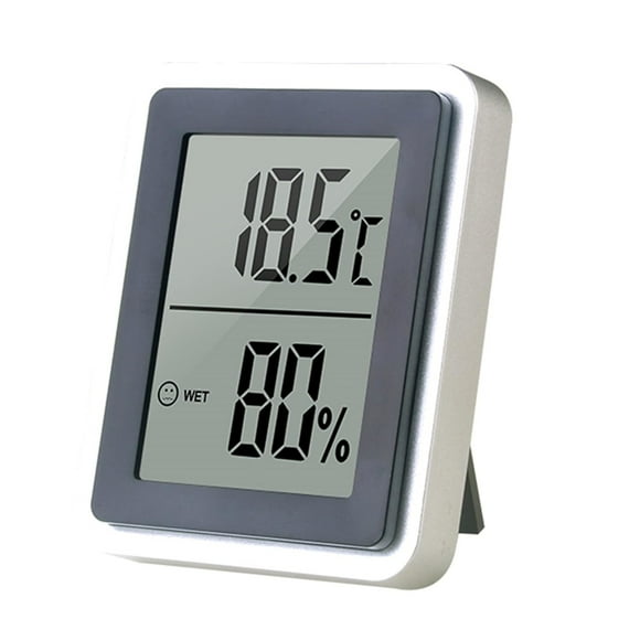 Trend Alert Feature Digital Thermometer Hygrometer, Energy Efficiency through Smart Monitoring, Easy to Read LCD Display, Comfort Level Status for Dry Comfort Wet Conditions,