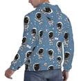 thumbnail image 6 of Pofeuu Astronaut Print Mens Casual Hooded Collar Drawstring Hoodies Pullover Sweatshirts Casual Long Sleeve Shirts-X-Large, 6 of 7