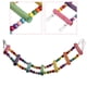 thumbnail image 1 of Cuentas de madera natural coloridas Bling Bling juguete para loros barra de soporte, 1 of 9