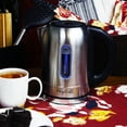 thumbnail image 3 of MegaChef 1.7Lt. Stainless Steel Electric Tea Kettle With 5 Preset Temps, 3 of 4