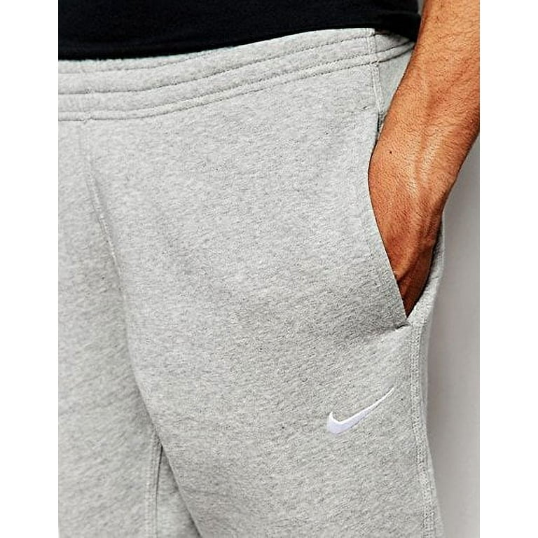 Nike Mens Swoosh Fleece Pants - Grey
