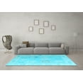 thumbnail image 3 of Ahgly Company Indoor Rectangle Oriental Light Blue Traditional Area Rugs, 2' x 5', 3 of 4