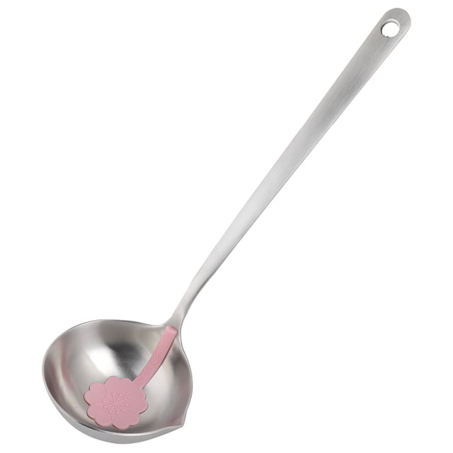 Cuchara coladora de acero inoxidable de grado 304 para filtrar aceite, usar en sopas y ollas calientes