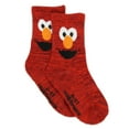 thumbnail image 2 of Sesame Street Elmo Boys Girls Multi Pack Crew Socks with Grippers SS9329, 2 of 7