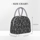 thumbnail image 2 of Balery Daisies Flowers Bolsa de Almuerzo para Mujeres, Caja de Almuerzo, Bolsa de Almuerzo Pequeña Impermeable, Tote de Almuerzo Reutilizable con Gran Capacidad, 2 of 6