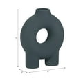 thumbnail image 3 of Sagebrook Home Ceramic Footed Vase - Elevate Your Decor with Stylish Home Accents, Ideal for Any Room, Elegant Single Piece, 3 of 9