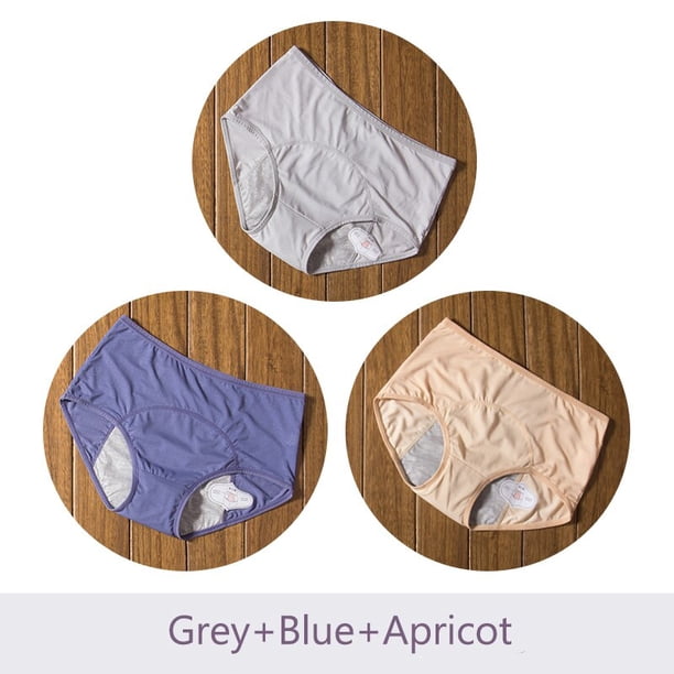 DULASI-Bragas Menstruales para Mujer, 3 unidades por Set, Pantalones Sexis a Prueba de Fugas, Ropa Interior para la Regla, Prenda para la Incontinencia, Triangulación de Envíos