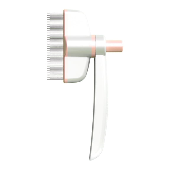 Rotating Pet Grooming Comb - Stainless Steel, for Detangling Dog & Cat Hair