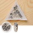 thumbnail image 6 of UDIYO Shell Flower Bead Rhinestone Mixed 3D Nail Art Sequin DIY Manicure Jewelry Decor, 6 of 7