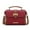 Red, variant on MKF Collection Willa Vegan Leather Women's Color-Block Shoulder Bag, Elegant Satchel Crossbody Purse Handbag by Mia K - Black