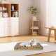 thumbnail image 4 of Combo de cama y poste rascador para gatos, almohadilla grande de cartón corrugado para rascar para gatos de interior, muebles para mascotas, juguete de papel, tablero rascador para gatos, 4 of 6