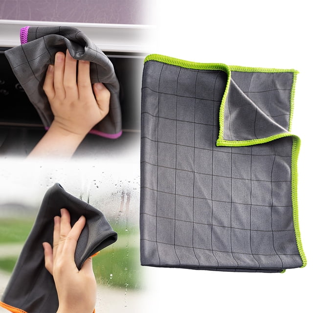 Home Kitchen Multi Functional Dishwashing Cloth Car Glass Cloth Absorbent Not Easy To Stick To Oil Not Easy To Leave Marks Cloth Glass Glass Glasses Bowl Kitchen