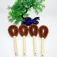 thumbnail image 5 of Windfall Scrub Brush Set Eco Friendly Dish Brush Dish Scrubbers for Pan Pot Bottle Vegetables Household Kitchen Natural Coconut Palm Pot Bowl Cleaning Brush with Wood Handle, 5 of 8