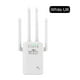 thumbnail image 3 of Extensor Booster 2.4 GHz 300Mbps Cgtredaw Fácil Configuración 4 Antenas Largo Alcance Blanco Reino Unido, 3 of 7