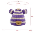 thumbnail image 2 of Eltusu Boys Beanie Hats, Stretch Bear Ear Winter Warm Kids Hats Coffee Size Free Size, 2 of 2