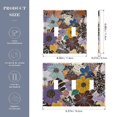 thumbnail image 2 of Yayeee Toggle Light Switch Wall Plate 2-Gang 4.56"x4.48" Decorative Outlet Cover, Colorful Flowers, 2 of 7