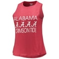 thumbnail image 2 of Women's Concepts Sport Charcoal/Crimson Alabama Crimson Tide Tank Top & Pants Sleep Set, 2 of 5