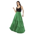 thumbnail image 1 of Maxi falda con olanes AMAD verde L AMAD SS22-F13, 1 of 3
