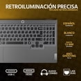 thumbnail image 4 of Laptop Gamer LENOVO LOQ NVIDIA GeForce RTX 3050 AMD Ryzen 5 7235HS 16GB DDR5 1.5TB SSD 15.6" Full HD 144Hz W11 Teclado Español Mouse DXT Gaming Estable, 4 of 5