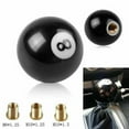 thumbnail image 3 of Universal Car Shift Knob Black 8 Billiard Ball Shift Knobs Shift 2024 Round, 3 of 8