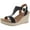 Black, variant on Kenneth Cole Reaction Women's Card Wedge Espadrille Sandals - Tan