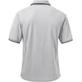 thumbnail image 3 of Tyhengta Mens Athletic Golf Polo Shirts - Short Sleeve Workout Polos Quick Dry T-Shirt Light Grey M, 3 of 7