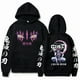 thumbnail image 1 of ZHIYAN Akaza Demon Slayer Sudadera con Capucha - Mercancía Unisex De Gran Tamaño Algodón Suave Gráfico Casual Otoño Invierno Ropa De Calle,black,XS, 1 of 6