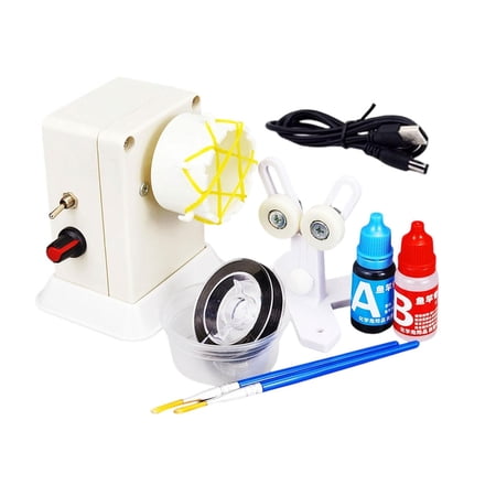 Wswqop Fishing Rod Building Winding Machine DIY Fishing Rod Equipment Portable Wrapping 30g