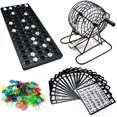 thumbnail image 1 of Deluxe Bingo Game Set with Bingo Cage Bingo Balls Bingo Cards and Bingo Chips, 1 of 4