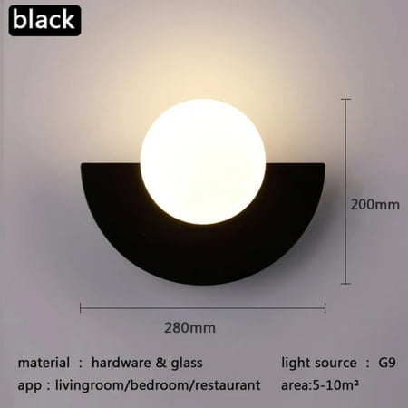 

ZHNYGE th this stylish and elegant Colorful Nordic LED Wrought Iron Bedroom Bedside Wall Lamp. Enhance the ambiance of your living space with this modern and eye-catching lamp that will c