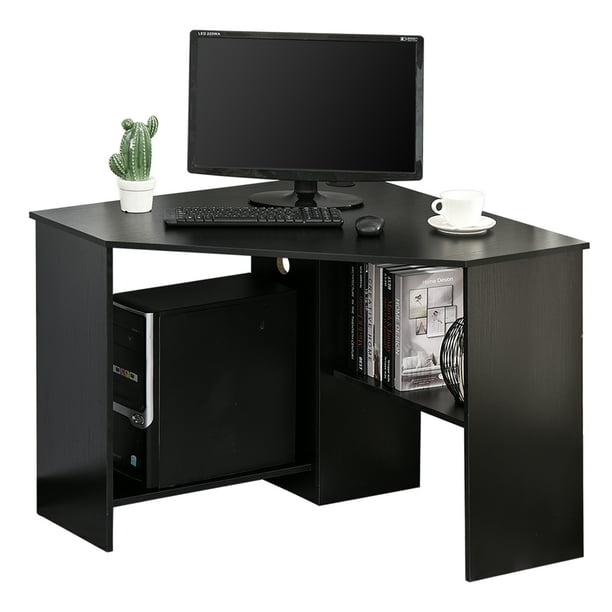MultiTier Corner Computer Desk Writing Table for Home & Office with Multiple Shelf Build
