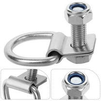 Heavy-Duty Galvanized Iron Car Tow Hook with 14 mm Mounting Hole for Various Vehicles and Scenarios