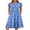 Blue Pink Flower, variant on ANRABESS Summer Short Sleeve A-Line Midi Dresses for Women Flowy Casual T Shirt Dresses Beach Floral Sundress with Pockets Black X-Large