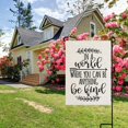 thumbnail image 3 of Be Kind Garden Flag, In A World Where You Can Be Anything Be Kind Quote Garden flag,Double Sided Printing Vintage Flag Decor 12.5 x 18 Inch, 3 of 6