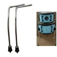 thumbnail image 6 of 2x Drum Accessories Metal Heavy Duty Drum Stand Durable Drum Legs Drum Parts, 6 of 8