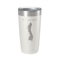 thumbnail image 1 of Wallum Lake Map Tumbler Travel Mug Insulated Laser Engraved Coffee Cup Rhode Island Massachusetts 20 oz White, 1 of 1
