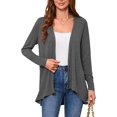 thumbnail image 1 of Witsmile Women's Lightweight Open Front Cardigans Long Sleeve Soft Casual Drape Fall Cardigan, 1 of 6
