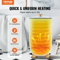 thumbnail image 2 of VEVOR 35L Large Towel Warmer Bucket with LED Screen Drying Fuction & Timer White, 2 of 9