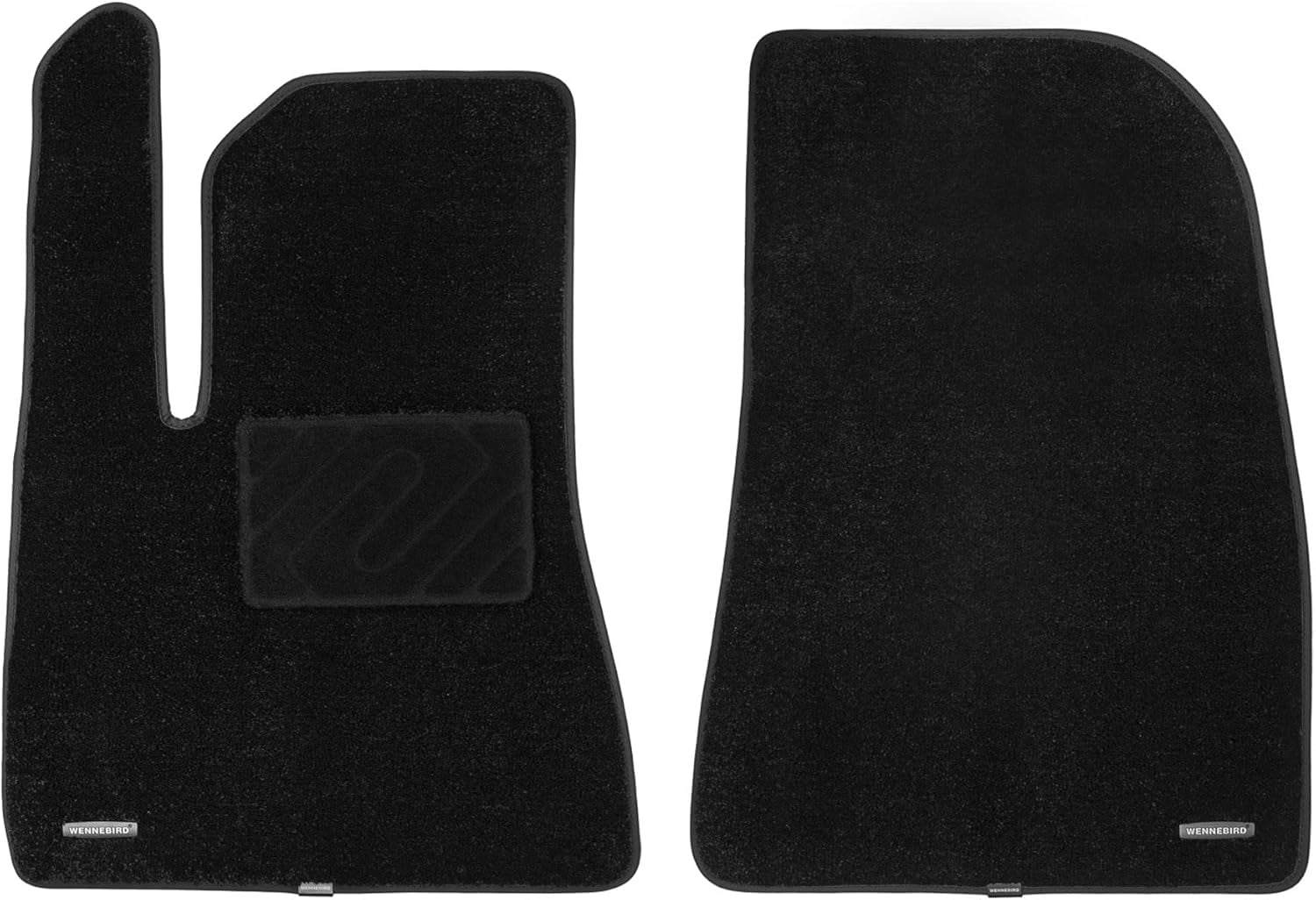 WENNEBIRD Superior Carpet Front Row Floor Mats for 2024-2025 Tesla Model 3, 0.6 inch Thickness Rugs - 2pc