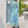 thumbnail image 2 of Living under the sea Long Dress dress for women summer Women's summer dress, 2 of 4