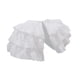 thumbnail image 5 of Falda interior de crinolina de doble cara para mujer, accesorios multicapa con decoración y volantes Blanco, 5 of 9